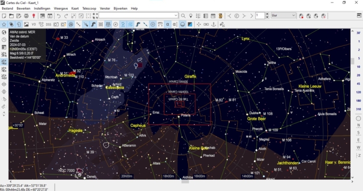 Schermafbeelding Cartes Du Ciel